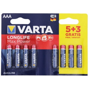 Baterie Varta LongLife Max Power AA - LR6 - 8 buc