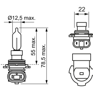 BEC 12V HIR2 55W PURE LIGHT BOSCH - Img 4