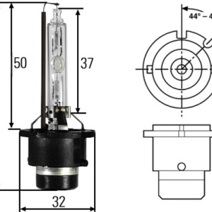 Bec Hella Xenon D2S 12V 35W P32d-2 - Img 3