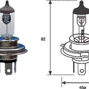Bec Magneti Marelli H4 12V 60/55W P43t