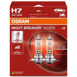 Bec Osram Night Breaker Silver H7 12V 55W PX26d Set 2 buc