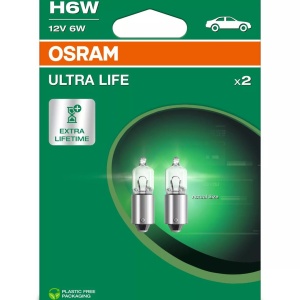 Bec Osram Ultra Life H6W 12V 6W BAX9s