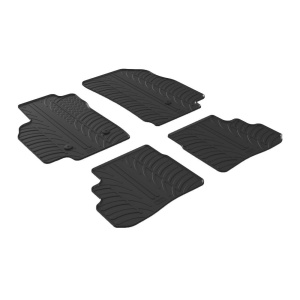 Covorase Cauciuc Opel Karl 2015- culoare Negru, presuri Gledring, 4 buc.