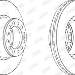 Disc frana spate stg/dr Jurid
