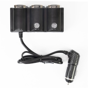 INCARCATOR AUTO SPLITER PNI LIGHTER 20 12V/24V, CU 2 IESIRI BRICHETA, 2 X USB (1A), INDICATOR LED - Img 3