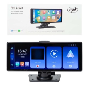 MONITOR AUTO PNI L1026 10.26 INCH, WIRELESS CARPLAY, NAVIGATIE, MUZICA, HANDSFREE, BLUETOOTH, FM TRANSMITTER - Img 10