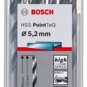 Set 10 burghie metal HSS PointTeq 5.2mm