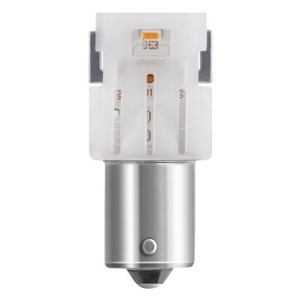 SET 2 BECURI AUXILIARE CU LED 12V (P21W) AMBER BLI OSRAM - Img 2