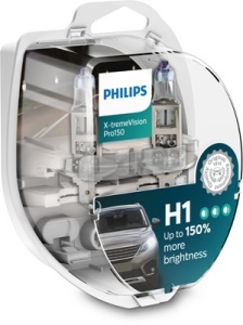 SET 2 BECURI FAR H1 55W 12V X-TREME VISION PRO150 PHILIPS - Img 3