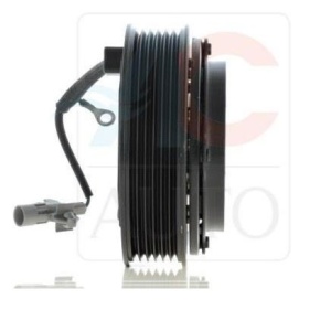 Set bobina, fulie si ambreiaj compresor AC DENSO 6SBU14C 7SBU17A 6pk 110mm BMW - Img 2