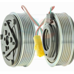 Set bobina, fulie si ambreiaj compresor AC SANDEN SD6C12 SD7C16 SD7V16 6PK 109mm Peugeot 407, 508, 807, Boxer, Expert