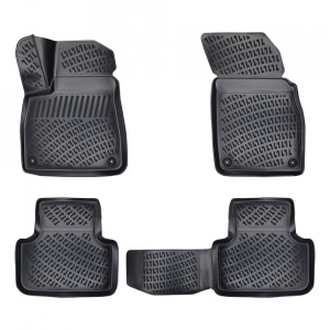 Set Covorase Auto Cauciuc Umbrella Dedicate Audi Q7 II (4M) 2015-