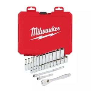 Set de chei tubulare 1/4", 5-15mm, 28buc