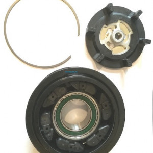 Set fulie si ambreiaj compresor A/C DENSO 6SEU14C 6PK 112mm AUDI, SEAT, SKODA, VOLKSWAGEN 6Q0820808G