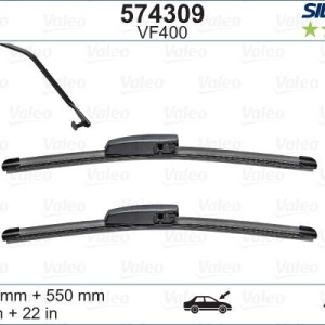 Set lamela stergator Valeo Silencio FlatBlade OE 650/550 mm