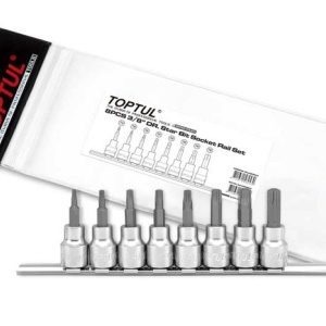 Set tubulare biti torx 3/8 (8 buc)