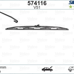 Stergator Valeo Silencio 510mm