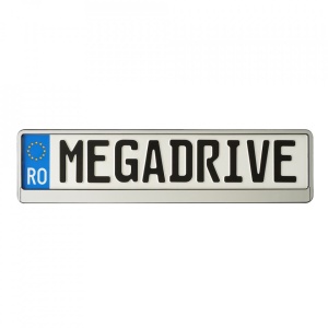 SUPORT NUMAR INMATRICULARE MEGA DRIVE CHROME 1 BUC - Img 2