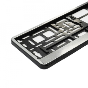 SUPORT NUMAR INMATRICULARE MEGA DRIVE CHROME BRUSH 1 BUC - Img 3
