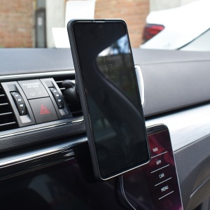 SUPORT TELEFON MAGNETIC AUTO CU FIXARE IN GRILA DE VENTILATIE SI ROTATIE 360 - Img 2