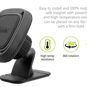 SUPORT TELEFON MAGNETIC AUTO CU FIXARE PE BORD - Img 8