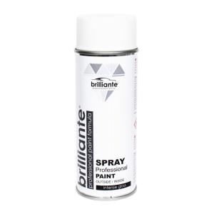 Vopsea Spray Alb Clasic Mat (RAL 9003) 400ml BRILLIANTE