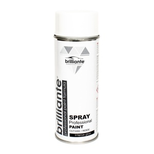Vopsea Spray Alb Pur Lucios (RAL 9010) 400ml BRILLIANTE