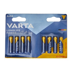 Baterie Varta LongLife Power AAA - LR03 1.5V (Alcalina) 8 buc