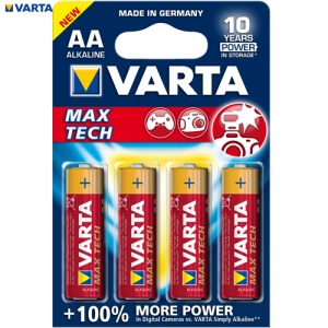 Baterie Varta Max-Tech AA 1.5V • Set 4 buc