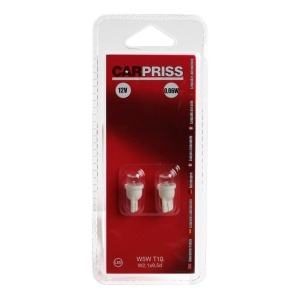 Bec Carpriss T10 12V 5W W2,1x9,5d Set 2 buc