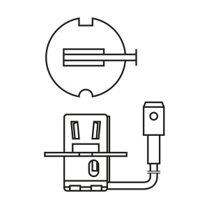 BEC H3 12V 55W PURE LIGHT (blister 1buc) BOSCH - Img 3