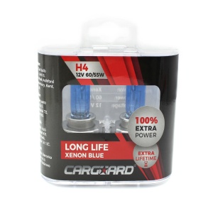 Bec MTR H4 12V 60/55W + 50% intensitate Alb Xenon Set 2 buc