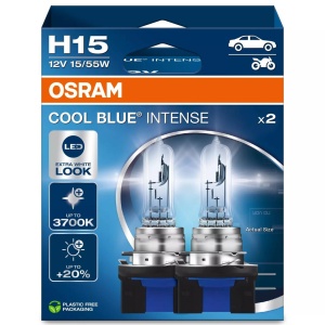 Bec Osram Cool Blue Intense H15 15/55W 12V PGJ23t-1 Set 2 buc