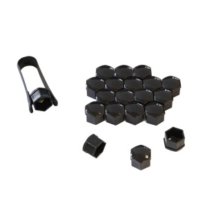 CAPAC PREZOANE 21 MM NEGRU SET 20 BUC+CLESTE - Img 2