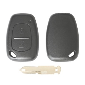 CARCASA CHEIE CONTACT PENTRU RENAULT CLIO / KANGOO / MASTER / MODUS / TRAFIC, 2 BUTOANE, CU CHEIE - Img 2