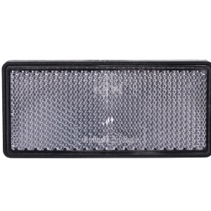 Catadioptru dreptunghiular autoadeziv 86x40mm Alb