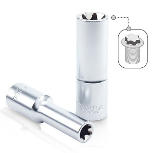 Cheie tubulara 1/4 Dr. x E4 L=50mm TOPTUL