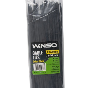 Coliere plastic 4,8x250 Negru - Set 100 buc