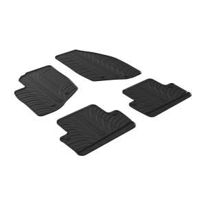 Covorase cauciuc Volvo V70 2000-2007, S60 2000-2009 culoare Negru, presuri Gledrin