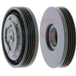 Fulie si cuplaj compresor AC DENSO 7SEU17C 4PK 110mm compatibila BMW Seria 5 E60 E61, Seria 6 E63 E64, Seria 7 E65 E66 E67