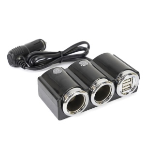 INCARCATOR AUTO SPLITER PNI LIGHTER 20 12V/24V, CU 2 IESIRI BRICHETA, 2 X USB (1A), INDICATOR LED