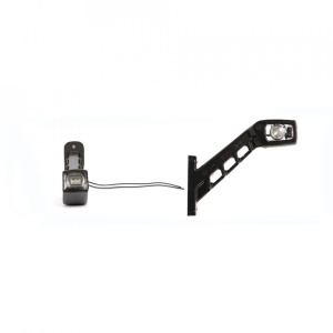 LAMPA GABARIT LED CU BRAT 238P W48, 12V-24V, POZITIE ALB / ROSU / PORTOCALIU DREAPTA WAS