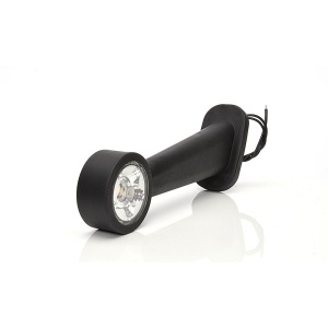 LAMPA GABARIT LED CU BRAT 875L W21.3STAR, 12V-24V, POZITIE ALB / ROSU STANGA WAS - Img 5
