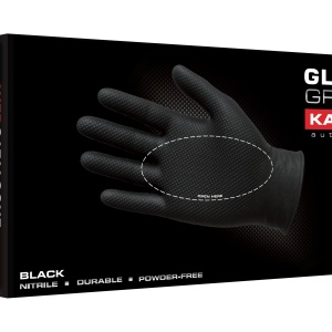 Manusi Nitril-EXTREME GRIP BLACK 100 PC (L)