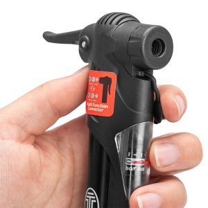 MINI POMPA MANUALA CU MANOMETRU PREMIUM PENTRU BICICLETE - Img 8