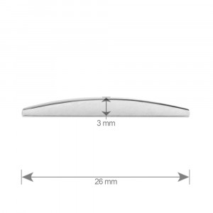 ORNAMENT AUTO 3D. CIFRA 2. 26 MM. CROMAT - Img 3