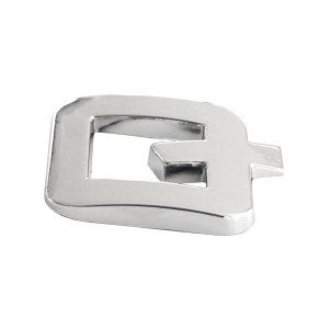 ORNAMENT AUTO 3D. LITERA Q. 26 MM. CROMAT - Img 2