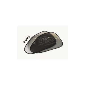 PARASOLAR LATERAL NEGRU CU VENTUZE SET 2BUC (54X37CM)