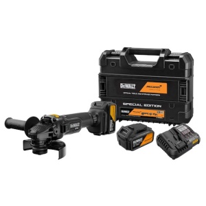 Polizor unghiular, cu motor fără perii DEWALT® x McLaren F1 Team 18V XR® 125 mm - 2 x 5Ah