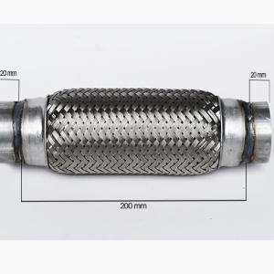RACORD FLEXIBIL INNER & OUTER BRAID 52x200MM